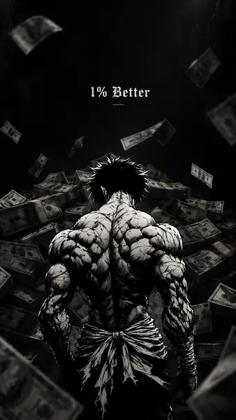 1% Better Discipline Motivation Wallpaper