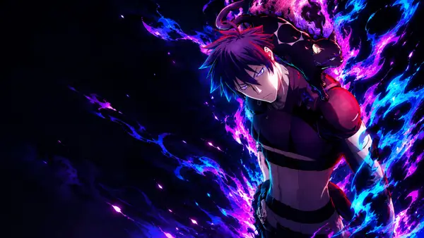 Black Torch Desktop Wallpaper 4k Background Image