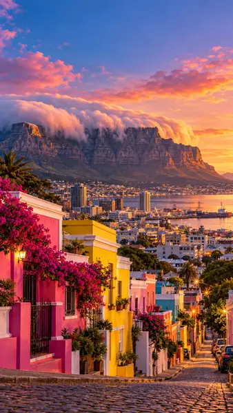 Bo Kaap ケープタウン 壁紙 wallpaper