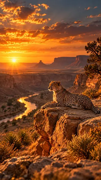 Cheetah Phone Wallpaper
