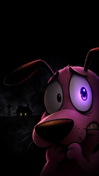 Courage the Cowardly Dog Dark Night Wallpaper wallpaper
