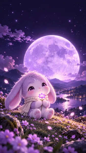 Cute Purple Wallpaper
