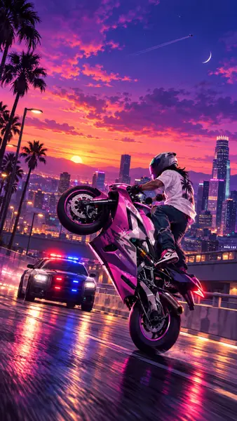 Gta 6 Bike Wallpaper