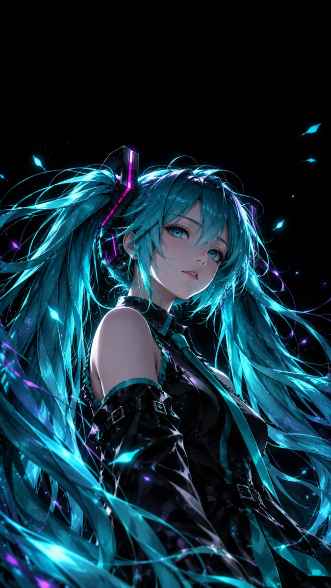 Hatsune Miku Phone Wallpaper