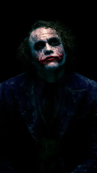Heath Ledger Joker Dark Portrait Wallpaper