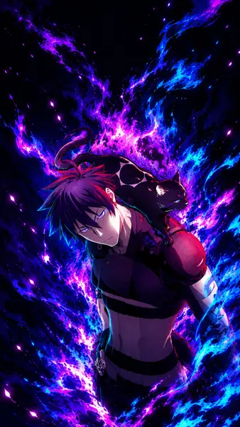 Jiro Kokubunji Black Torch Anime Wallpaper