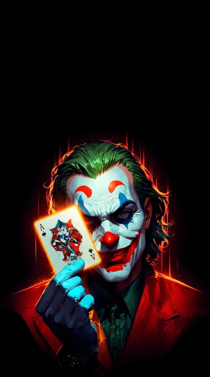 Joker Playing Card Dark Wallpaper