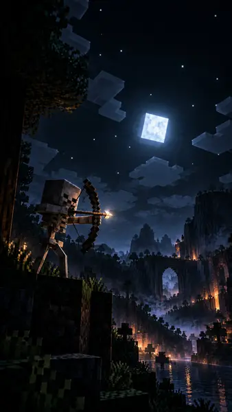 Minecraft Skeleton Wallpaper