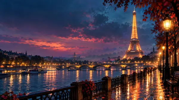 Fond d'écran de Tour Eiffel de Paris wallpaper