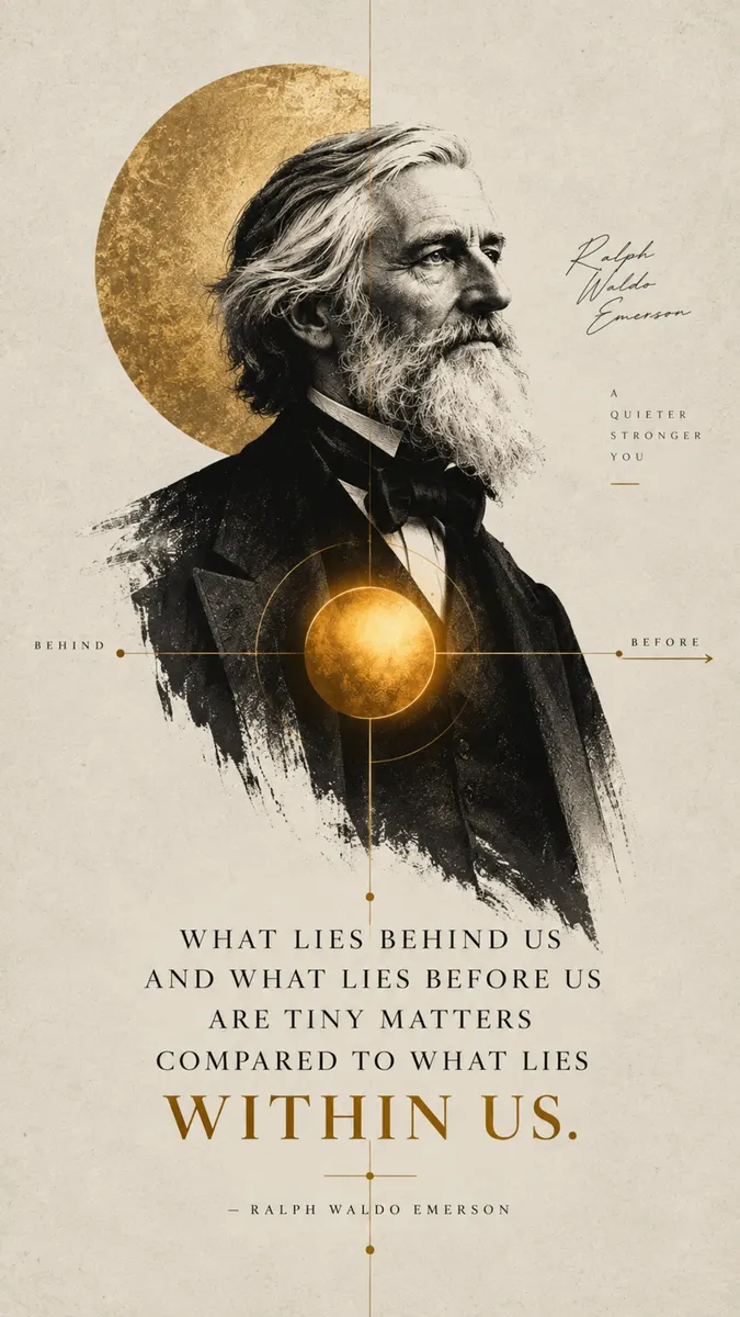 Ralph Waldo Emerson Quote Motivational Wallpaper