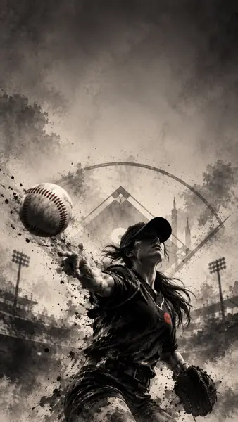 Softball Iphone Wallpaper