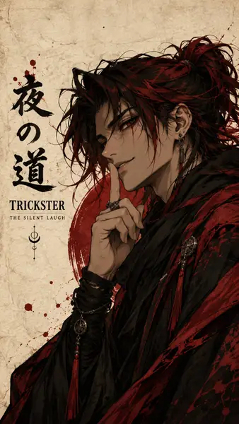 Trickster Silent Laugh Anime Character Wallpaper