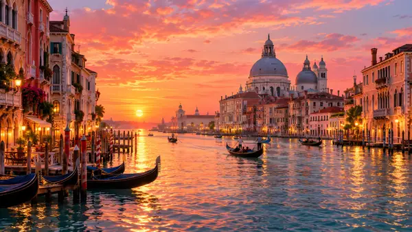 Venedig Canal Grande Desktop 4K Hintergrundbild wallpaper