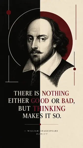 William Shakespeare Hamlet Quote Wallpaper