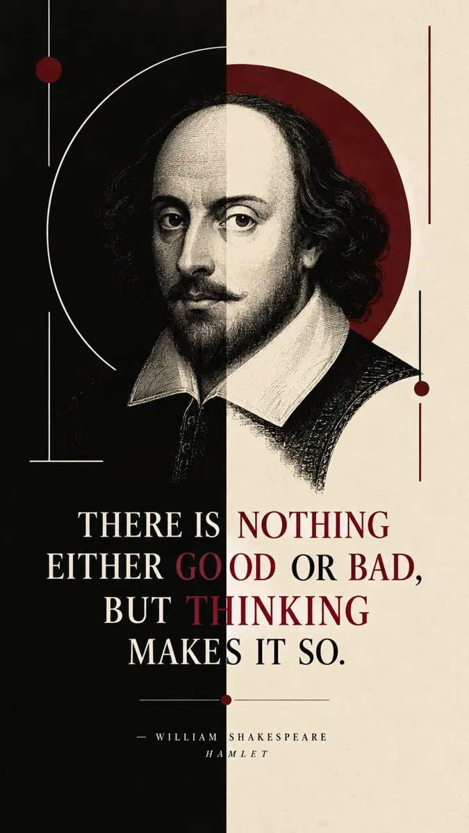 William Shakespeare Hamlet Quote Wallpaper
