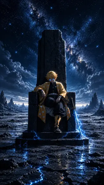 Zenitsu Agatsuma Android Wallpaper