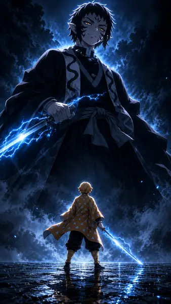 Zenitsu Agatsuma Phone Wallpaper